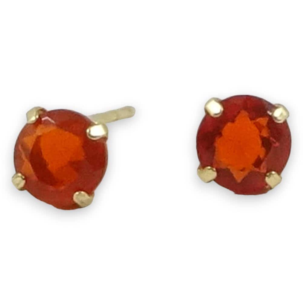 18金ファイヤーオパールピアス 4mm 情熱の石 10月の誕生石 15,444円