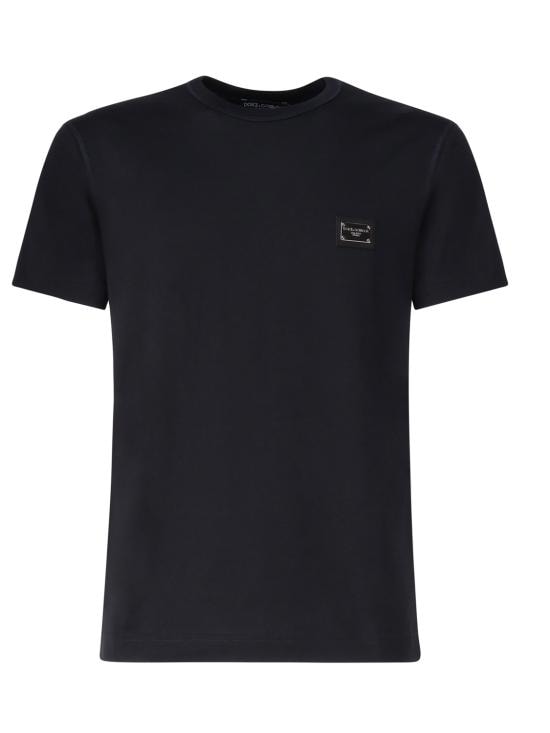 DOLCE & GABBANA Men T-Shirts G8PT1T G7F2IB0665 Blue