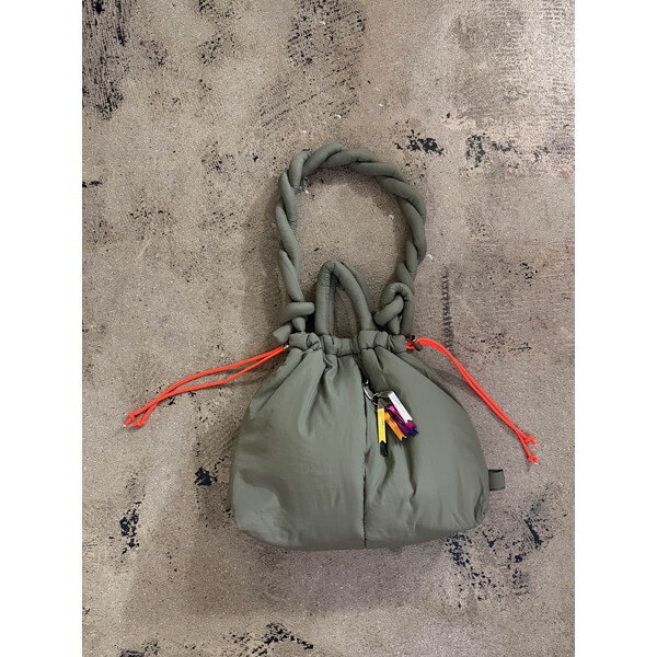 cheek puff kinchaku 2WAY tote C25003-54 カーキ 2WAYトートバッグ