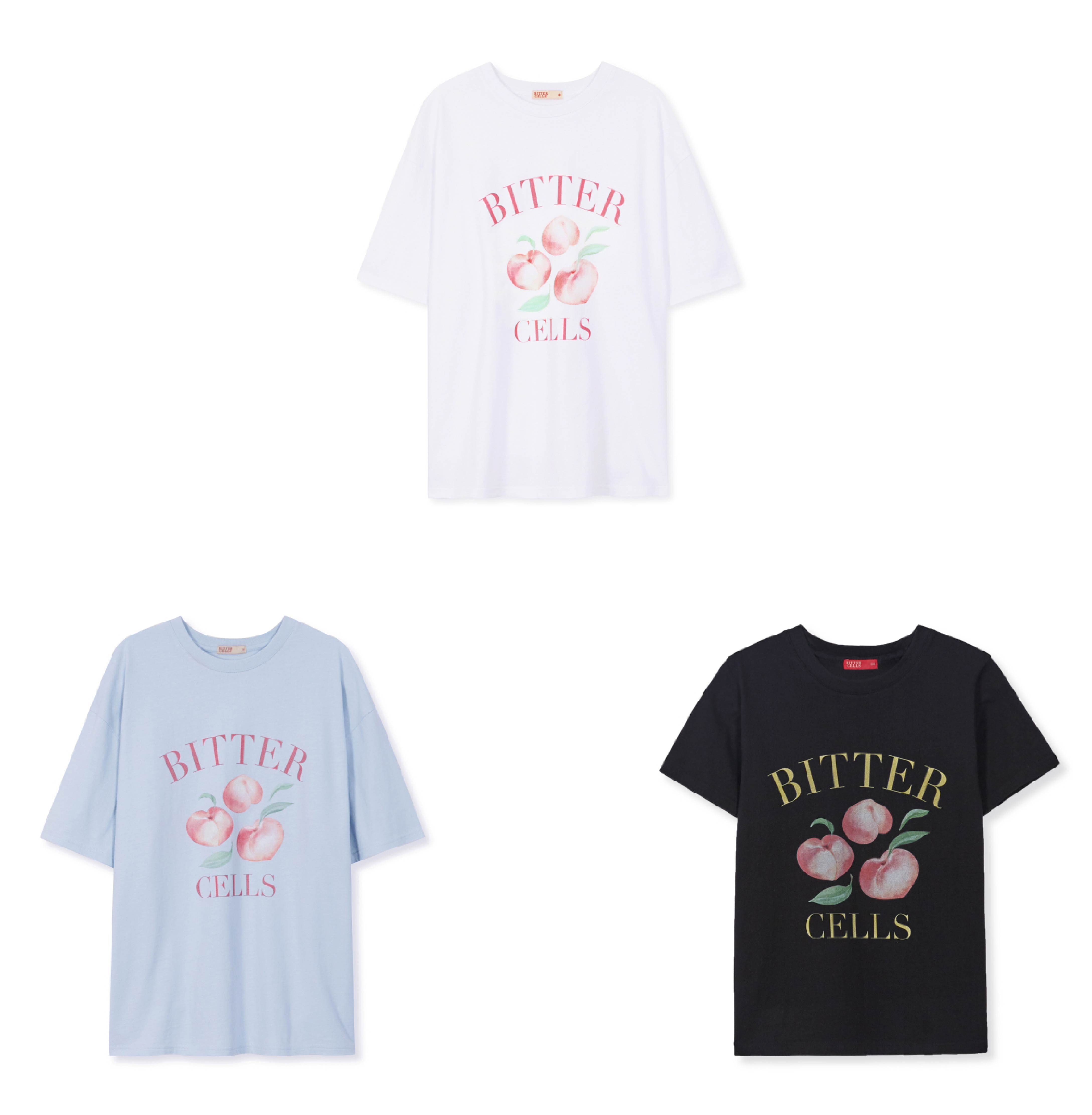 【3タイプ】Flat Peach Tee