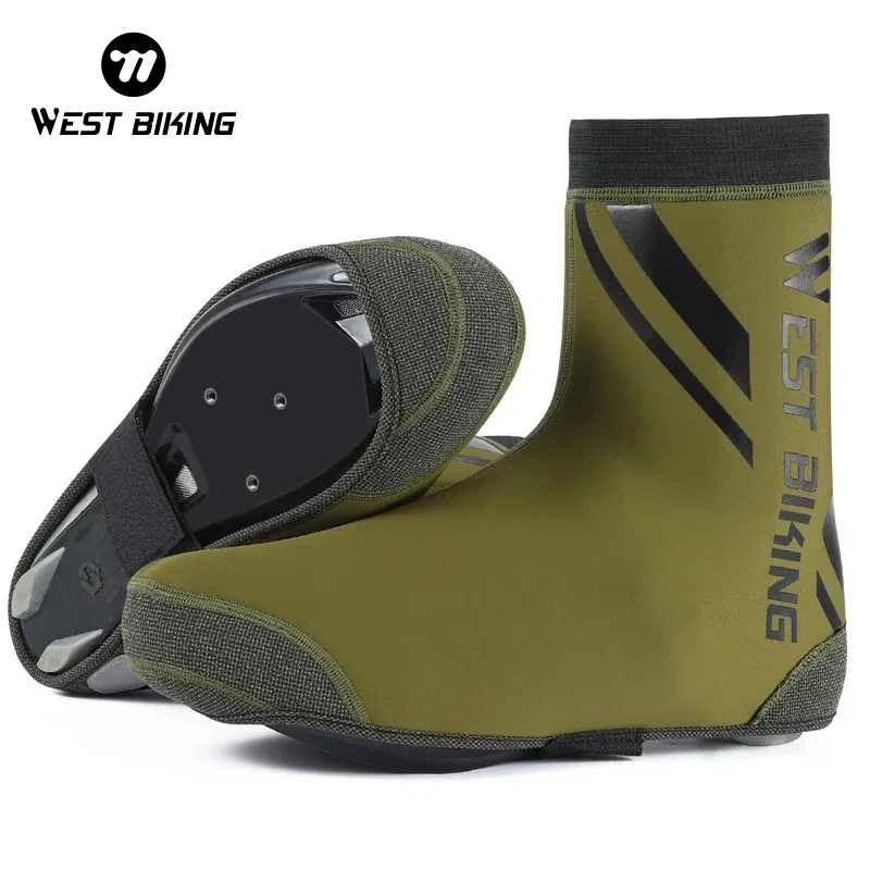 WestBiking-冬用の防水性と防風性のサイクリングフリースカバー
