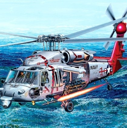 [1/35スケール]米国海軍MH-60S HSC-9「トライデント」アカデミープラモデル #12120