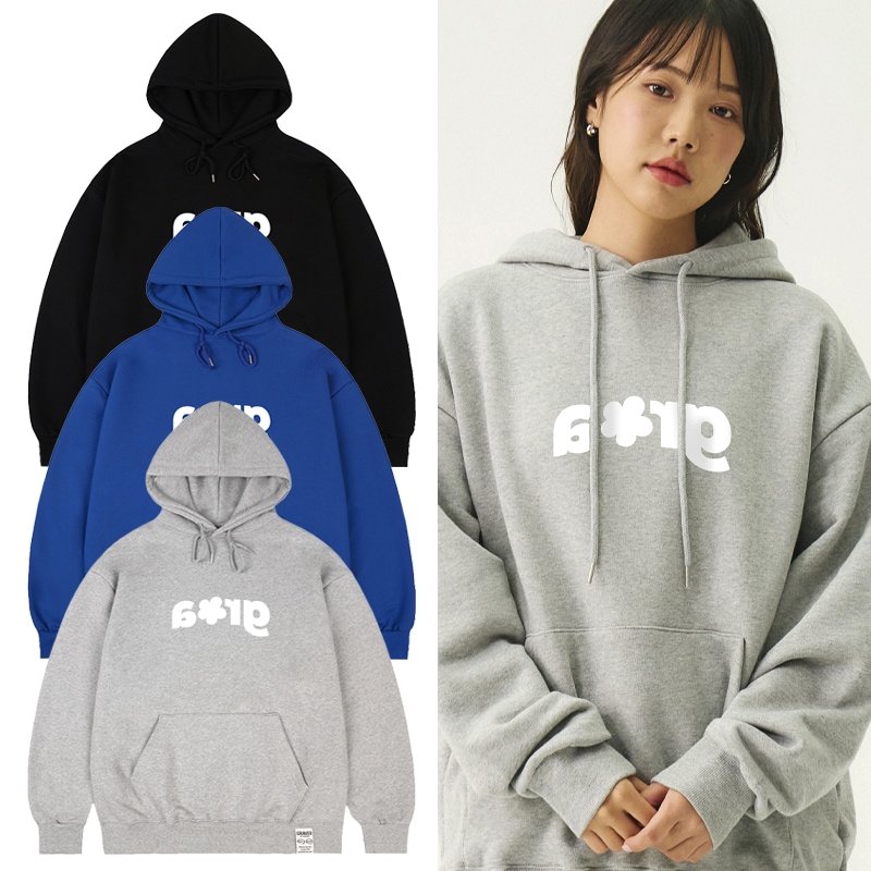 [UNISEX]GRAR Silhouette Flower Hoodie_3color