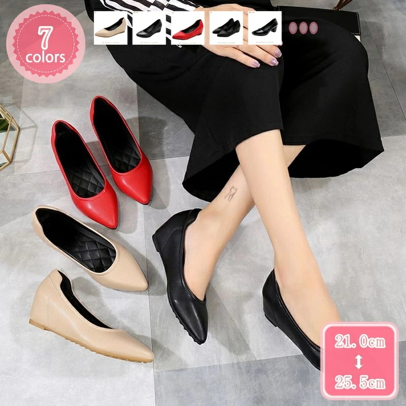 777円OFFクーポン ウェッジソール パンプス ウェッジソール ウェッジソールパンプス ヒール おしゃれ 靴 レディース 歩きやすい 痛くない 疲れない ウエッジヒール パンプス ハイヒール 大きい