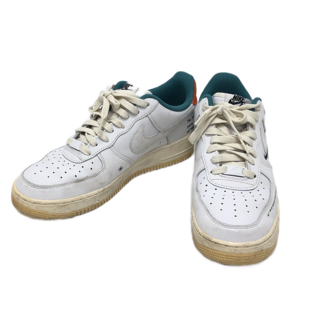 NIKE ナイキ スニーカー DM0970-111 AIR FORCE 1 07 LE WHITE/STARFISH エアフォース1 スターフィッシュ 靴 ローカット ホワイト