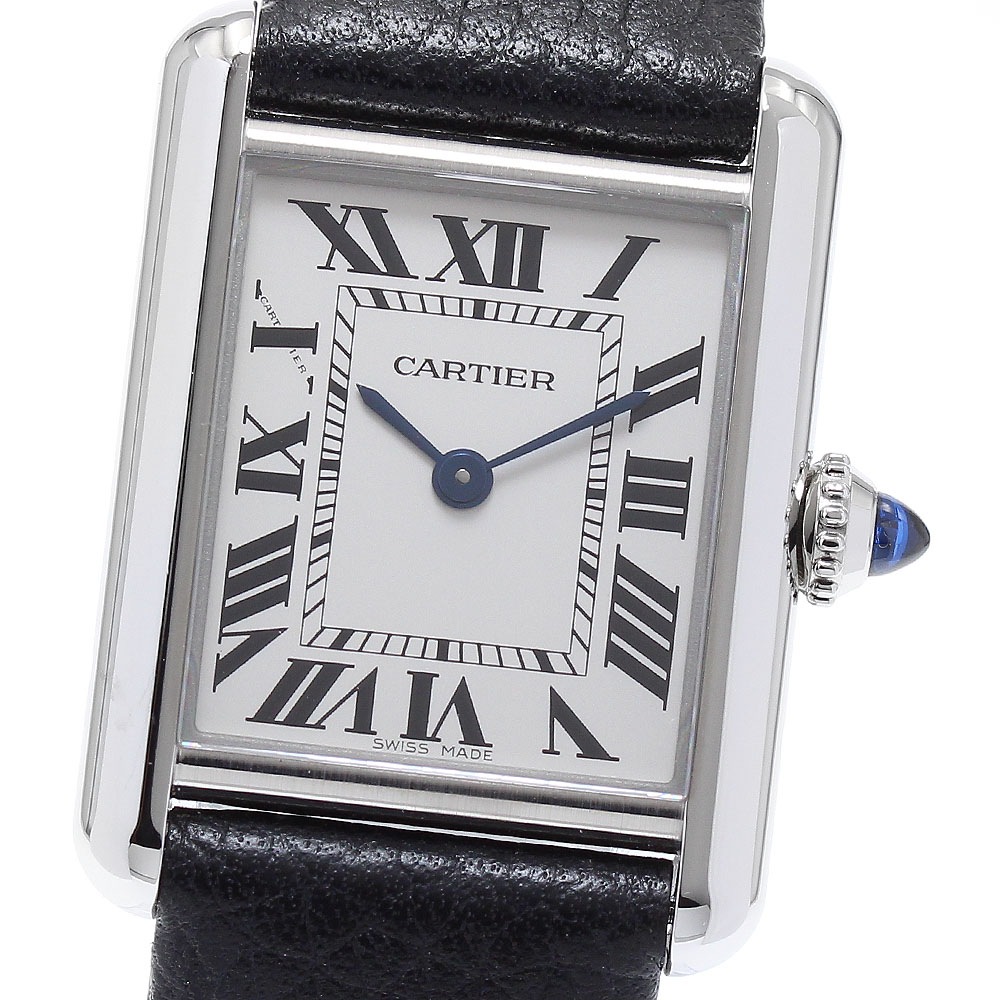 カルティエ CARTIER WSTA0042 タンクマスト SM クォーツ レディース 良品 箱・保証書付き_890632【中古】