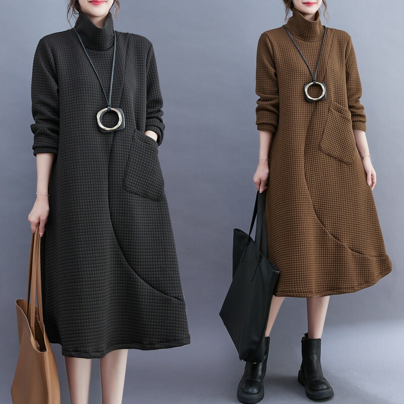 【送料無料】ワンピース 秋冬 レディース ロングワンピース ロング 中綿 フレア きれいめ Aライ 4,963円