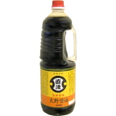 【送料無料】直源醤油 松印しょうゆ 濃口 HP 1.8L 1800ml6本
