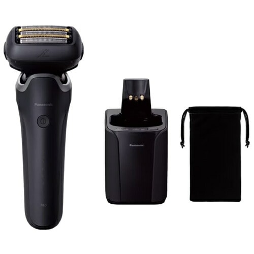 パナソニック【Panasonic】メンズシェーバー ラムダッシュPRO 5枚刃 マットブラック 全自動洗浄充電器 LAMDASH ES-L571D-K【充電中でも剃れる】 24,886円