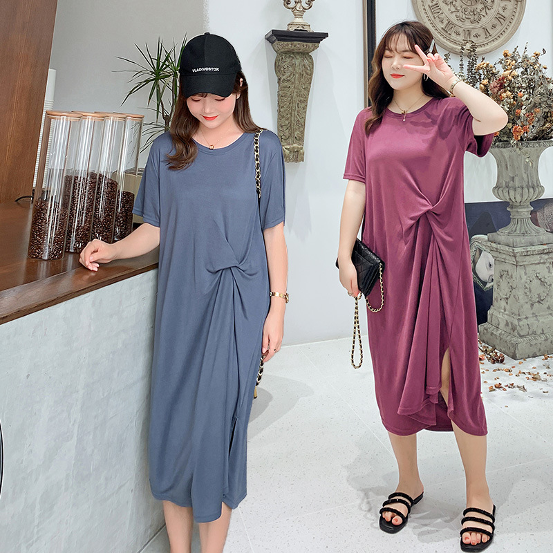 ワンピース 大きいサイズ 半袖 春夏 韓国 妊婦 マタニティ ゆったり きれいめ 3l 4xl 5l