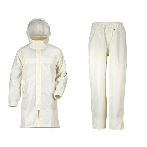 3380 レインタックレインスーツII アイボリー S