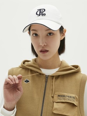 本物のPEARLY GATES GOLFロゴパッチ刺繍入りボールキャップハット