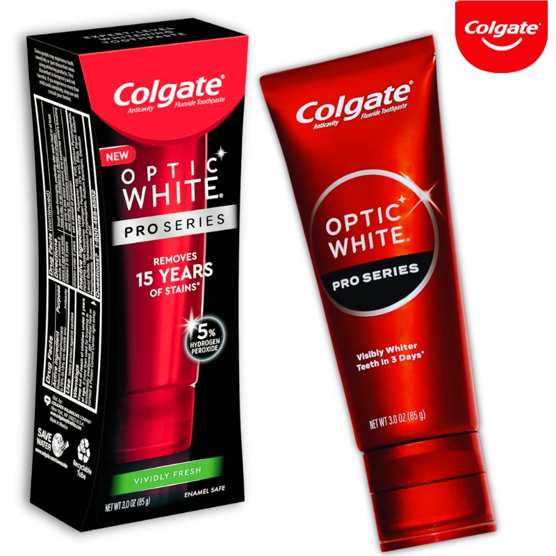 Optic White Pro VIVIDLY FRESH ホワイトニングトゥースペースト 5％過酸化水素配合 清新 鮮やかで魅力的 85g 1本/2本/3本
