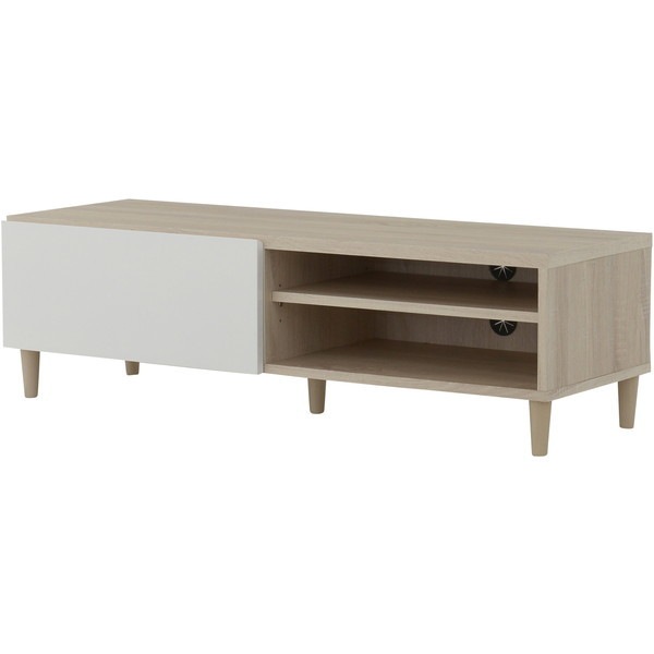 HM35-120L IV オークナチュラル／ブラウン HELM（ヘルム） [テレビ台 ローボード(120cm幅)] メーカー直送