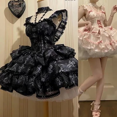 キューティーハニーバレエ ロリ今週の割引は 25% オフですータドール コスプレ ドレス キャミワンピース 初恋ドレス レトロ
