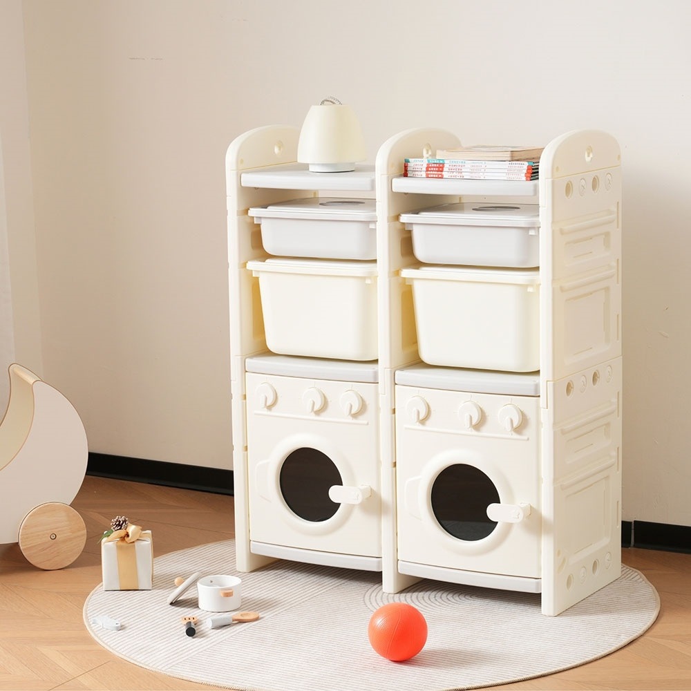 【国内即日発送】おもちゃ 収納 ラック 大容量 おもちゃ箱 おもちゃ収納 ボックス 絵本 服 キッズ 収納棚 トイボックス 子供部屋 棚 コンパクト かわいい 片付けが身につく知育家具 13,770円