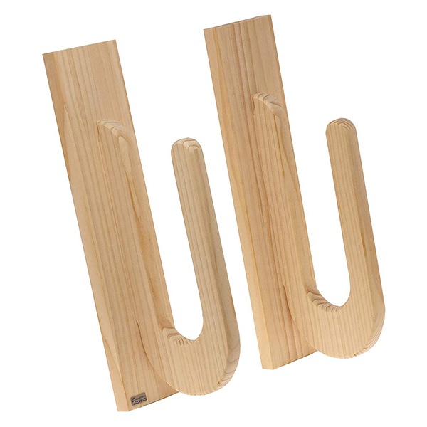 ライフサーブ EASY RACK for Board パラレル (無塗装) アクアリデオ [壁掛けサーフボードラック]