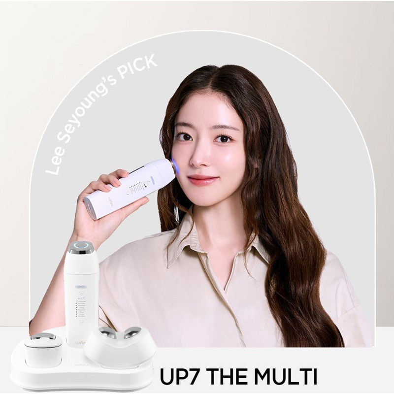 [韓国公式] バナブ UP7 The MULTI +ギフト3種 /フルケア/MTS美顔器/3種ヘッド/スキンケアの吸収力アップ/ソンイェジン美容器/美容液の浸透力を高/ツヤ/毛穴/リフト