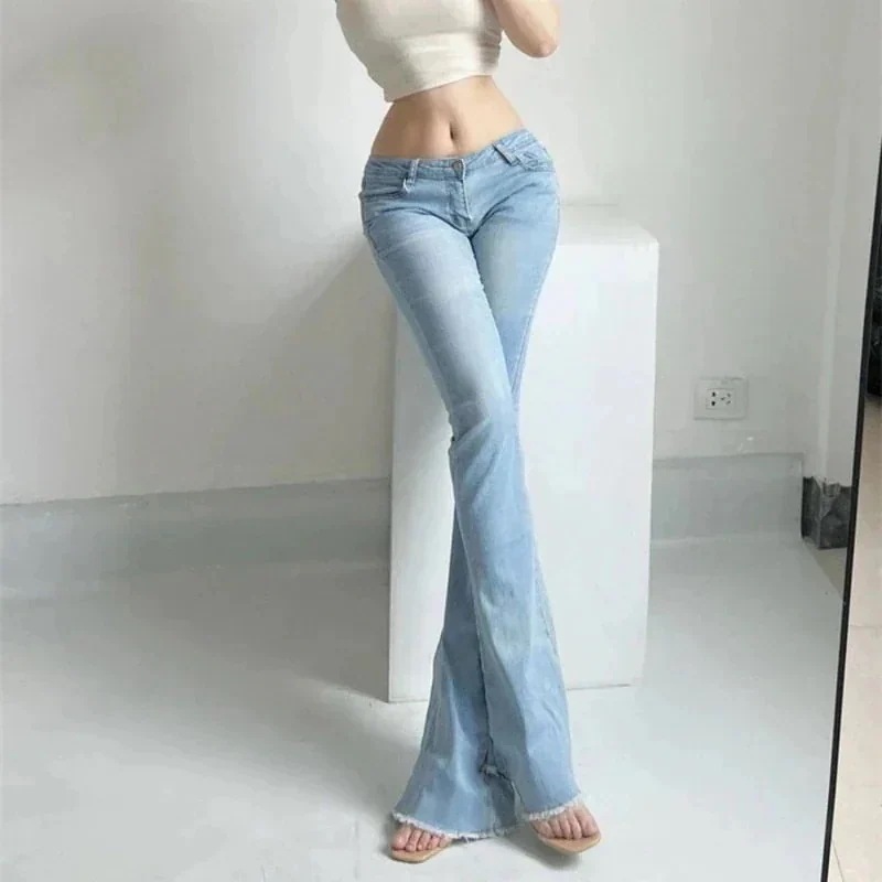 【最短3日発送】3色 デニムパンツ gパン ストレッチ ローライズ 着痩せ ジーンズ ロングパンツ ボトムス レディース 四兼用 セクシー ヒップアップ カットオフ 長ズボン カジュアル ファッション