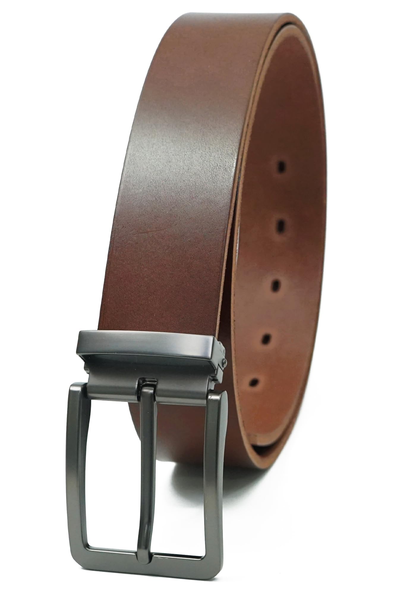 世界に誇る栃木レザー[日本製のベルト] 本革 ヌメ革 サマーオイル サイズ調整可能 無段階調整