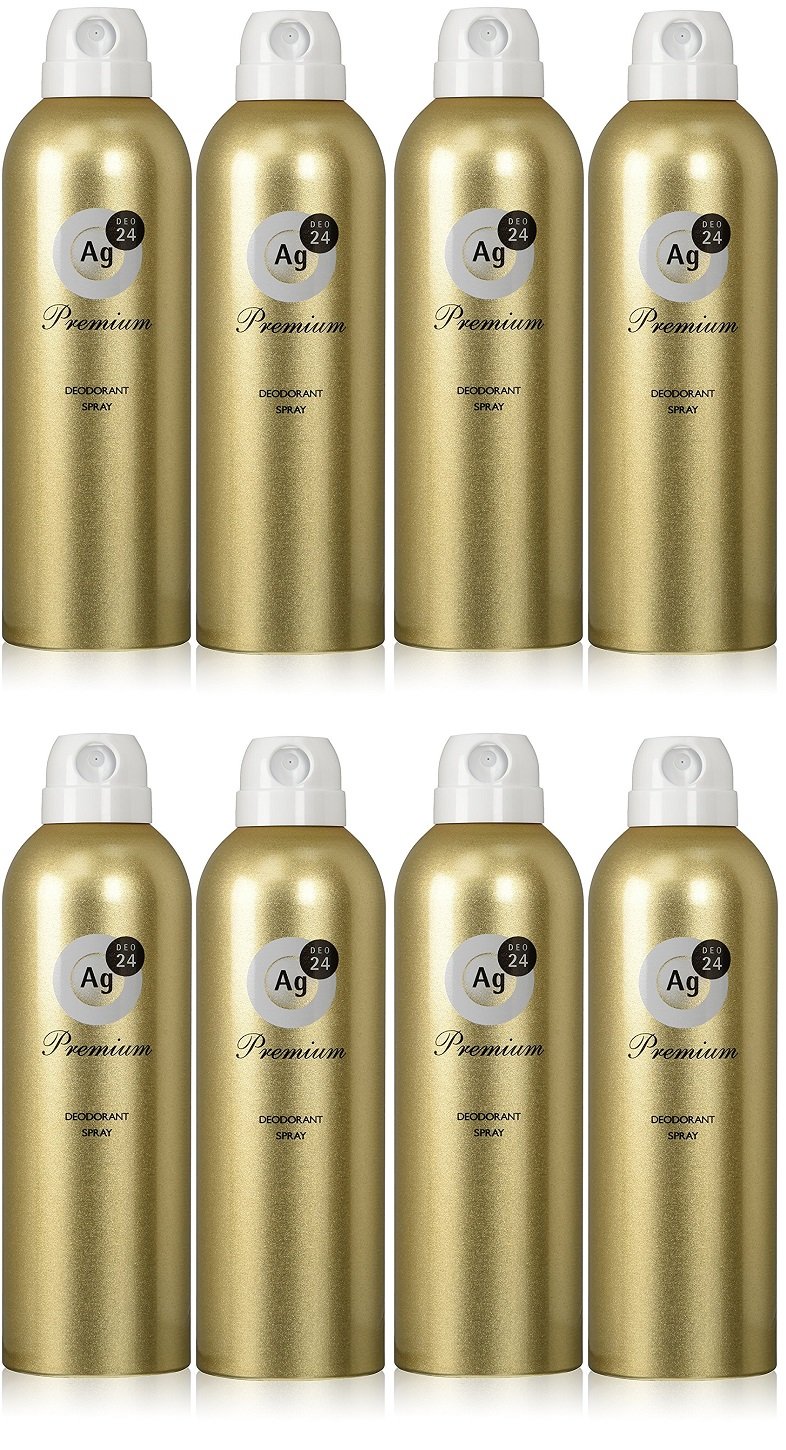 【まとめ買い】エージーデオ24 プレミアム デオドラントスプレー 無香料 180g (医薬部外品)×8個