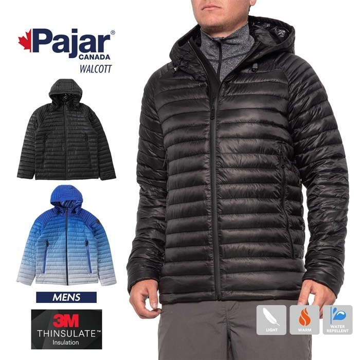 【SHOPクーポンあり】メンズ 軽量 中綿ジャケット ライトアウター 薄手 Pajar CANADA パジャール 男性 紳士 マウンテンパーカー コート アウター 14,622円