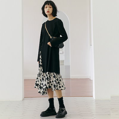 大人おしゃれを演じる 立体感のあるシルエットで優しい印象を演出する 女性らしさ漂う一品ワンピース