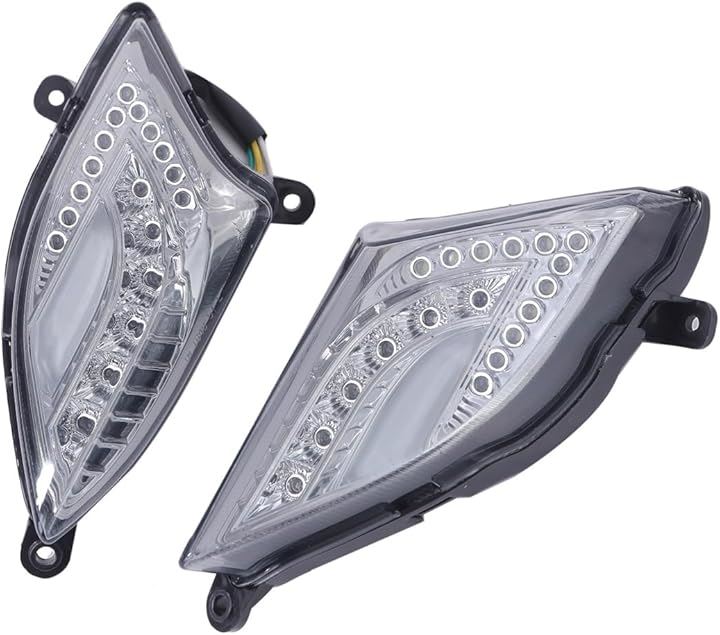 ヤマハ YAMAHA LED ウインカー 左右セット ポジション付 ブルー アイ 青 ライト ランプ シグナスX 2型 SE44J 28S 等 カスタムパーツ 純正タイプ 社外品