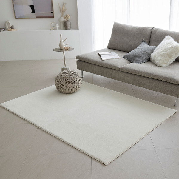 スミノエ ラグ ハク 130×190cm ホワイト 防炎 13139924-15-130190 メーカー直送