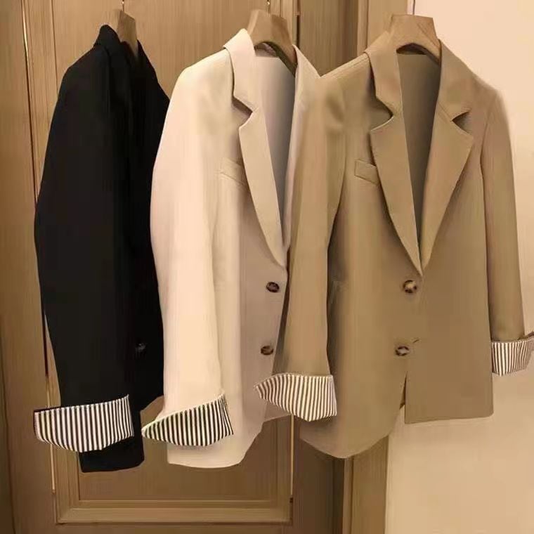 2022年韓国スタイルのスーツジャケット女性韓国のカジュアルスーツ