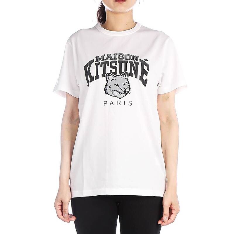 レディース キャンパスフォックス 半袖Tシャツ (LW00104KJ0035 WHITE)