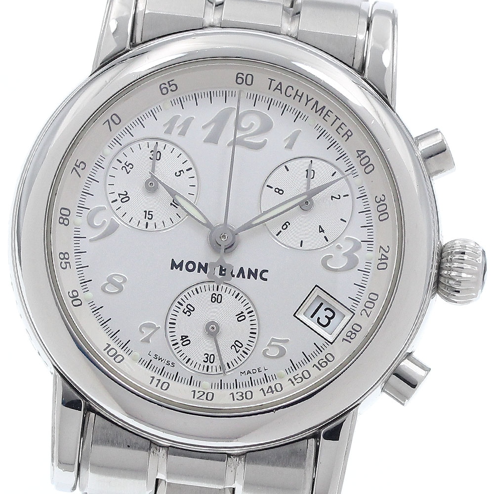 モンブラン MONTBLANC 7039 マイスターシュティック クロノグラフ クォーツ レディース _942606【中古】