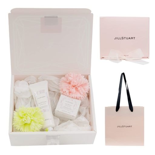 [フラワーBOX] ジルスチュアート ハンドクリーム リップバーム セット 母の日 プレゼント ギフト ブランド JILL STUART