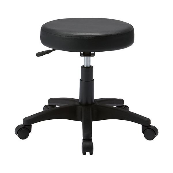 東洋工芸 ワーキングスツール GS010シリーズ ブラック GS010-VBK （組立品）