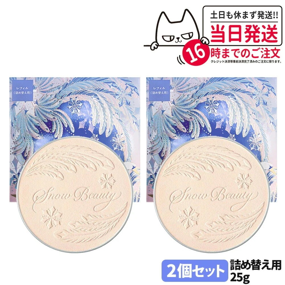 【2個セット2025新発売・国内正規品】資生堂 スノービューティー ブライトニング スキンケアパウダーA レフィル 詰め替え用 25g 薬用 SHISEIDO 医薬部外品