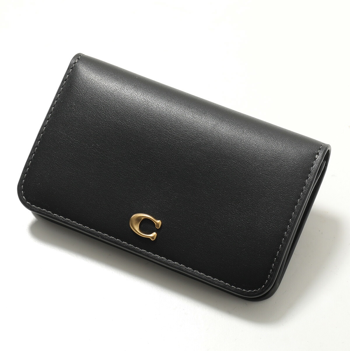 COACH コーチ コインケース CR990 レディース カードケース ブティックライン エッセンシャル スリム ミニ財布 B4/BLACK