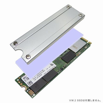 他サイト： M.2 SSD用ヒートシンクカバー SSM2SHS02の商品画像