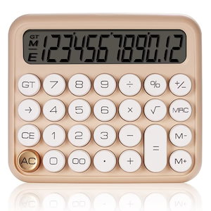 Taschmen Calculator Large Bottons Table Calculator Tasche Calculator Cute Calculatorは大きいLCDディスプレイ12桁