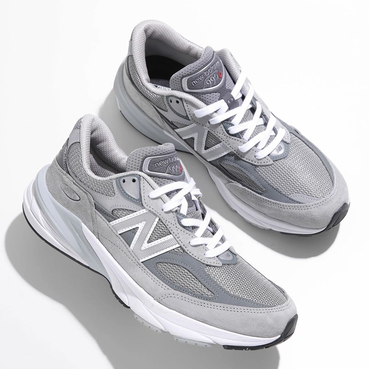 New Balance ニューバランス スニーカー M990GL6 メンズ 990v6 Made in USA ピッグスキンスエード ENCAPミッドソール Dウィズ シューズ 靴 グレー