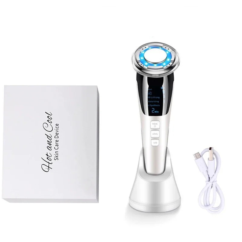 温冷美顔器 PRO 1台9役 EMS 美顔器 リフトアップ 3色LED光 温冷ケア 振動 イオ ン 多機能美顔器 毛穴ケア 目元ケア30%までに制限