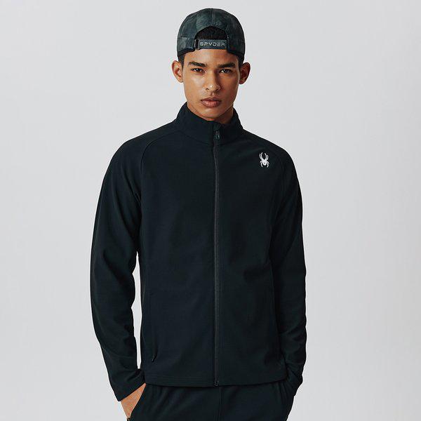 [] 共用エッセンシャルトリコットセットアップジップアップ SPIFCNFT121UBLK