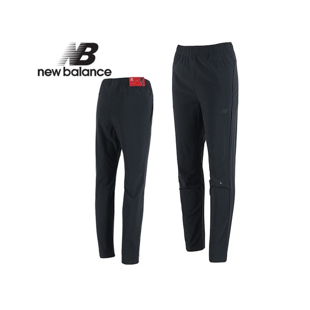 ニューバランス女性用ストレッチウーブンパンツ (NBNT936012-19) _ブラック