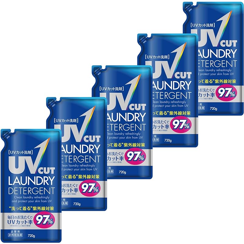 ＵＶカット洗剤詰替 ７２０ｍｌ × 5個セット
