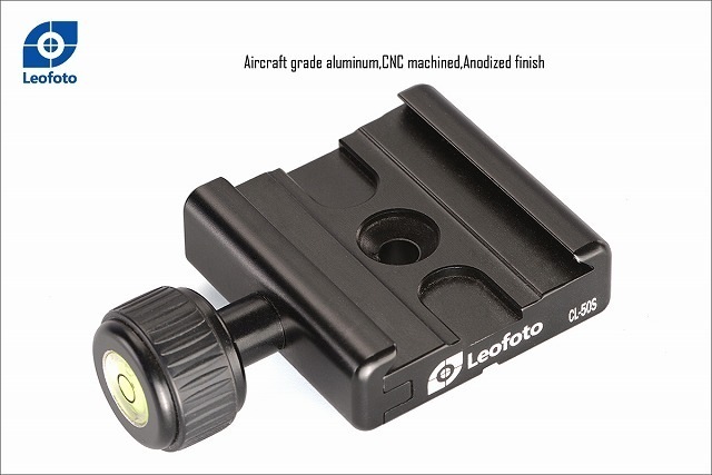 Leofoto(レオフォト) CL-50S クイックリリースクランプ［プレートPU-50付属ノブタイプアルカスイス互換］