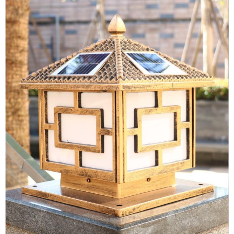 ソーラーライト LED 門柱灯 柱上付け照明 ガーデンライト ソーラー照明 スタンドライト 屋外照明 ガーデン 玄関照明 照明器具 庭園灯 防雨 高さcm