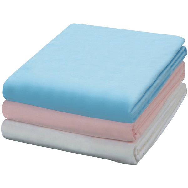 ファミリー・ライフ 綿100%敷布団用シーツ ワイド&ロング 同色2枚組 ダブル ブルー(0407320) メーカー直送