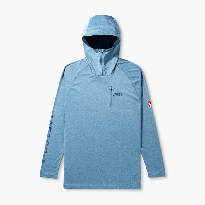 AFTCO(アフコ) ウェア フーディー M63127 Blue Shadow Heather M