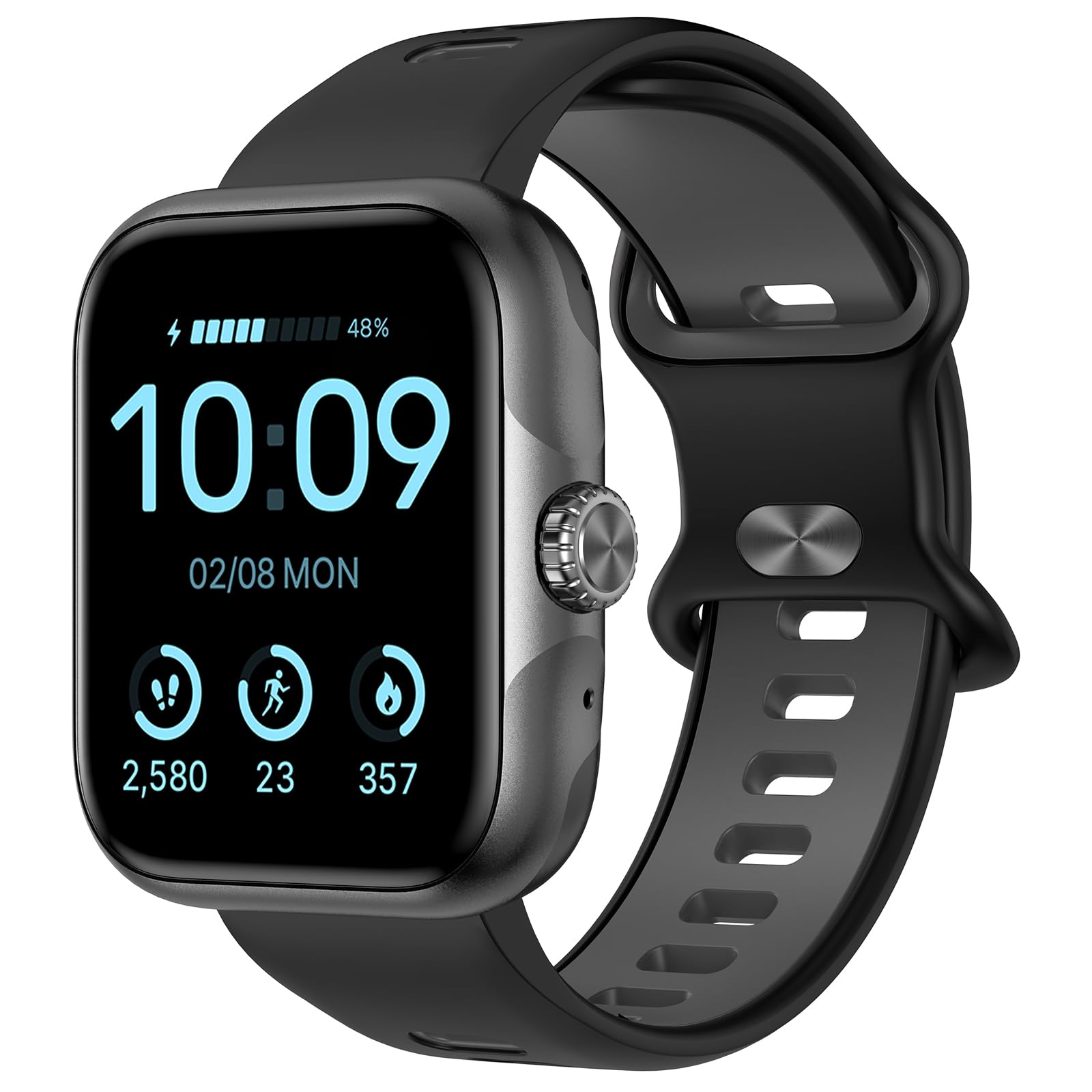 【2025新登場】多機能スマートウォッチ GPS機能付き Bluetooth5.3通話可能 1.78インチ大画面 3ATM防水 長持ちバッテリ 活動量計 腕時計 60種類運動モード iPhone/アン
