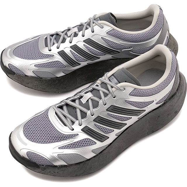 スニーカー アディゼロ アルク [OOH58/JS3712] ADIZERO ARUKU メンズ 靴 ランニングシューズ シルバーメタリック/グレースリー/グレーファイブ 正規取扱店