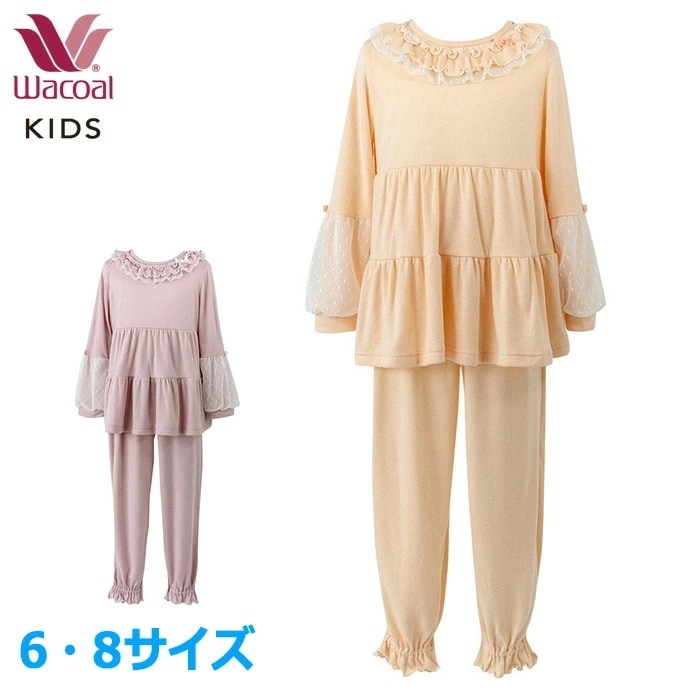 ワコール Wacoal キッズパジャマ (6サイズ・8サイズ) 女児用 女の子 プレミアムグループ 秋冬 あったか CTR602 【P】